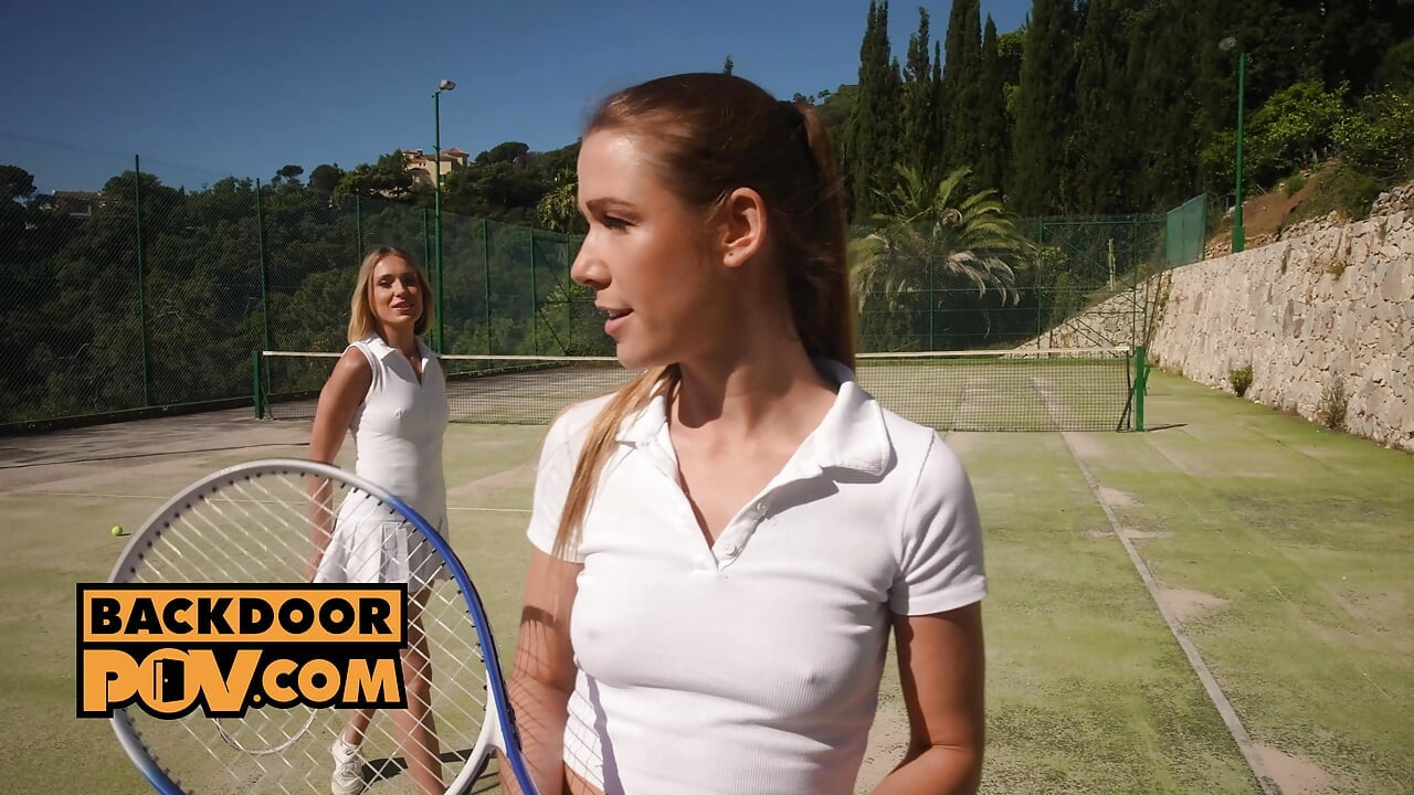 Alexis Crystal and Angelika Grays Share Cock After Tennis