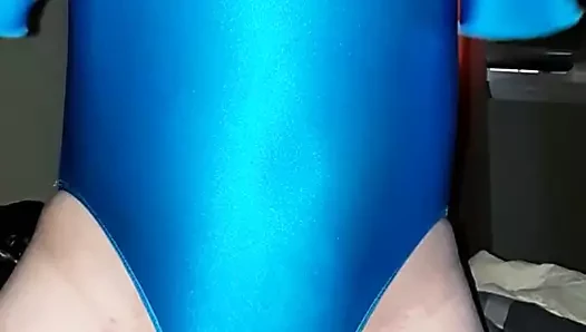 Blue leotard