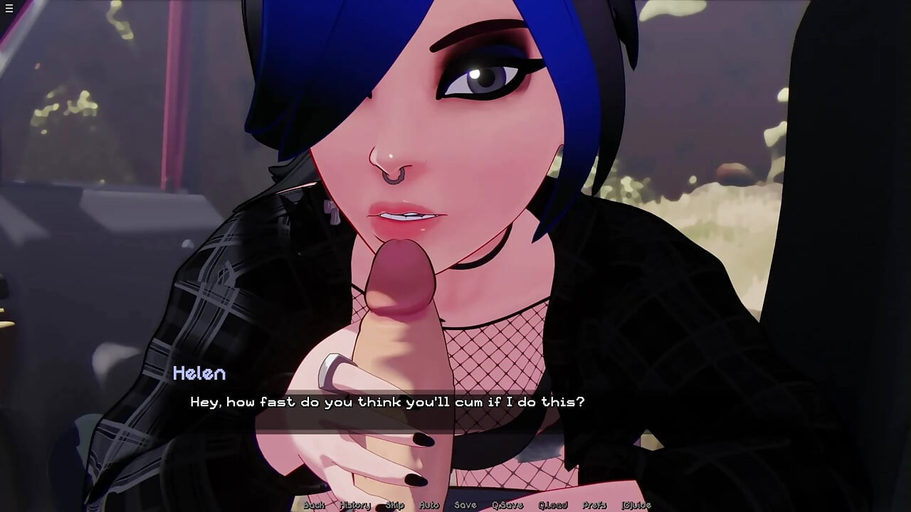 Hooked – Helen’s Route: Deepthroat in the Car