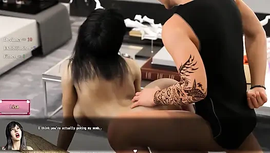 Lisa: Gara-gara selingkuh pacarnya bikin pacarnya sange, dia muncrat kaya orang gila dan minum spermanya ep.23