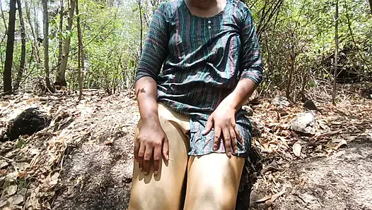Unexpected experience in forest outdoor