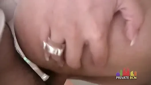 Homemade anal sex with pretty chubby girlfriend