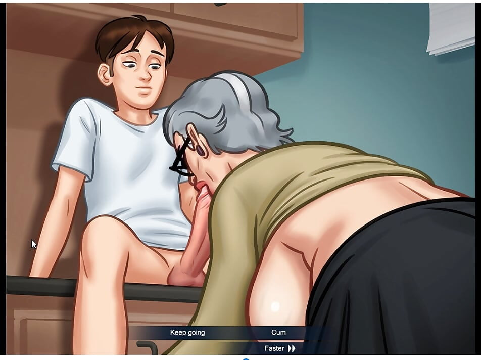 Summertime saga gameplay Gilf sex scene and gloryhole blowjob