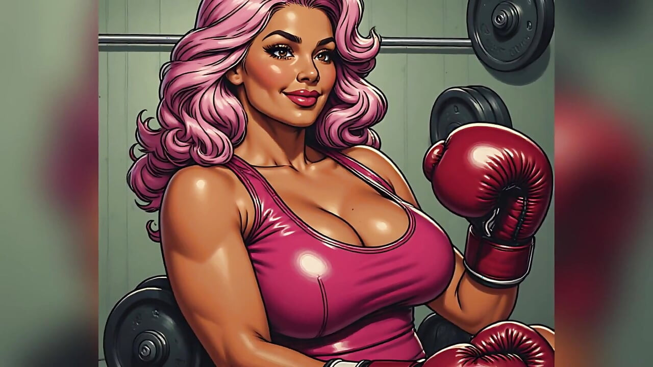 Arte de chicas en forma no desnuda