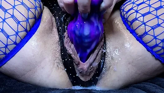 Edge With Mommy - Purple Vibe,  Dildo & Hands
