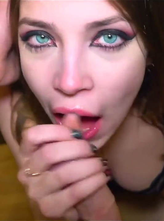 I Want You to Hard Fuck Me and My Face Ruined Makeup and Smear Cum All Over My Face - POV