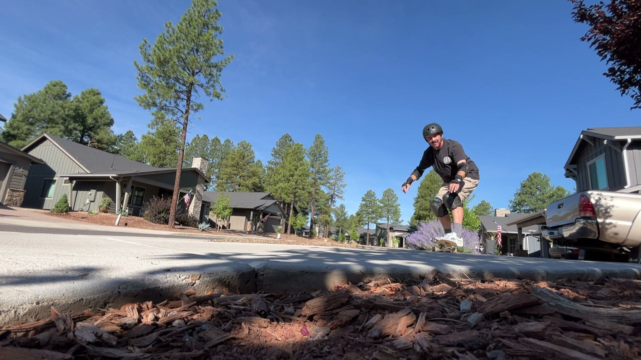Skateboarding is fun!
