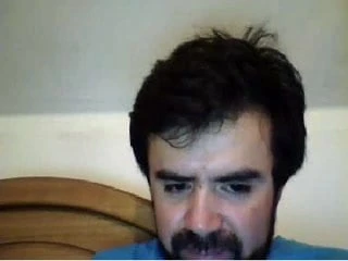 Straight guys feet on webcam #208