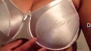 Simran Sexy Aunty Showing Her Big Boobs