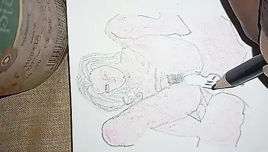 my real stepsis fucking drawing art Indian hot stepsis