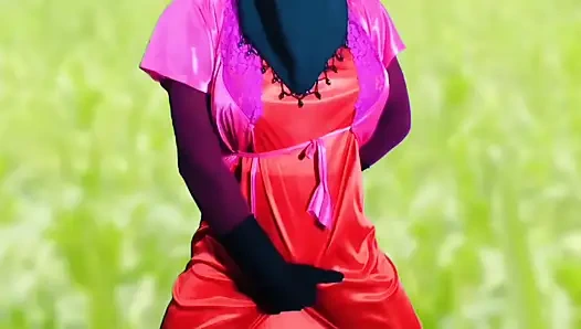 Hintli savita baudi fırtınalı bir gecede seks yapıyor