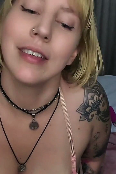 Hot and Busty Blonde Loves Showing off on Webcam When She’s Home Alone