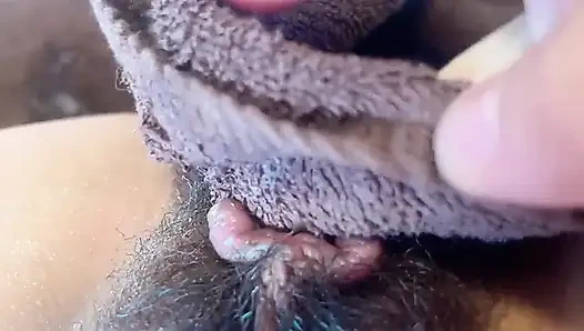 Full up Sprems Für Hana Muschi, Extrafeuchtes Chaos, Nahaufnahme, Kleine Asiatische Muschi