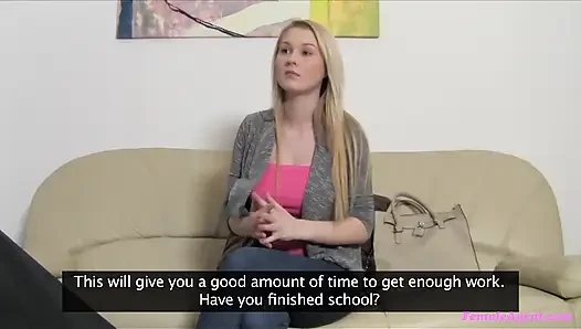Weibliche agentin - wunderschöne blonde antonya und ihr chef genießen versautes büro 69 & heiße muschi fingern