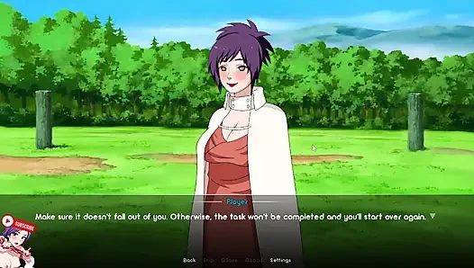 Anal exercise with Anko from Naruto. Kunoichi sex training. The 3 tests and final challenge