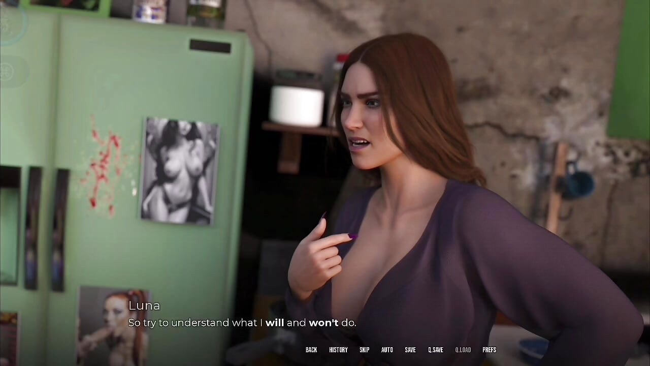 In Security- Luna Cleans Old Pervert Gary’s Apartment
