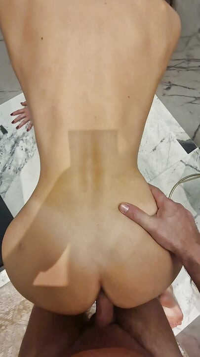 Sexy fuck with a fantastic brunette with big tits
