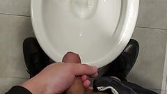 Lunch time toilet stall cum