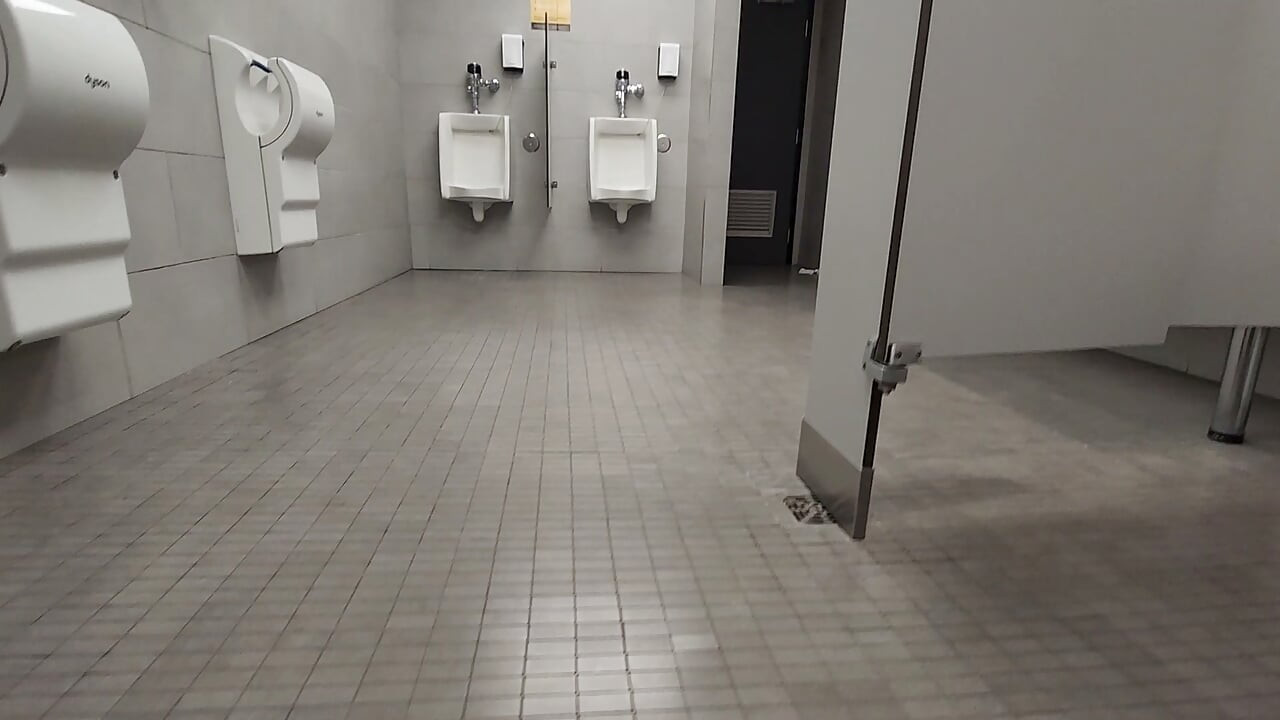 Drkanje i svršavanje u javnom kupatilu