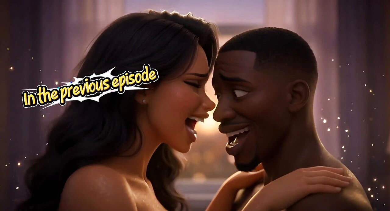 Ep9 -De la dolofană și ignorată la tachinare de pulă cu forme -soție în bikini de smarald cu un bărbat negru frumos