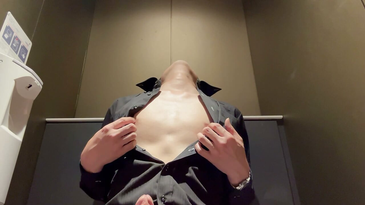 solo play in public restroom
