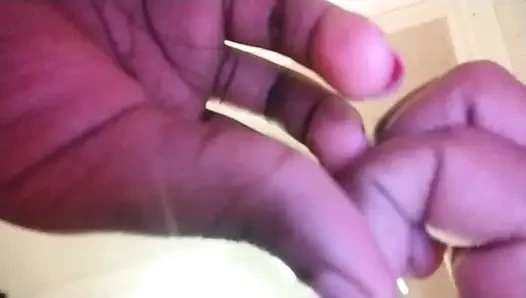 Trying to rid of the nail polish on my nails but failing first part?