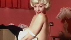 QUE SERA SERA  -vintage 60s busty blonde undresses