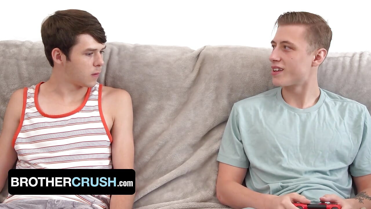 Curious Stepbros Measure Each Other's Big Dicks With Their Thirsty Mouths