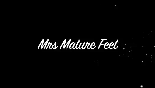 #377 Mrs Mature Feet and her Nylon loving friend both in OC Panties