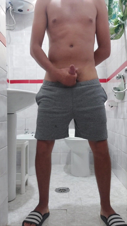 Me jerk off in bedroom