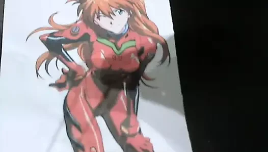 Asuka Langley boşalıyor #1