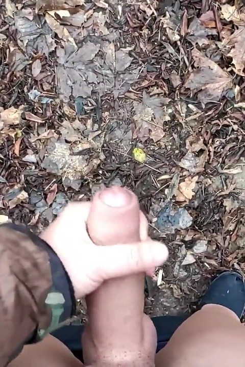 Two Cumshots Outside in One Day