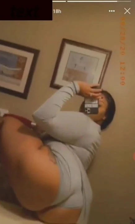 Black BBW Twerks for Latino Behind Black Boyfriend's Back