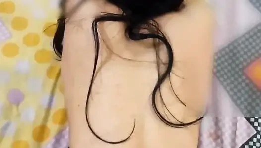 Indian cute girl got hard in doggy