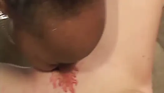 Mature Ebony Babe Fingers Blonde's Dripping Pussy Wild