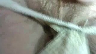riding my dildo with cum slipping out