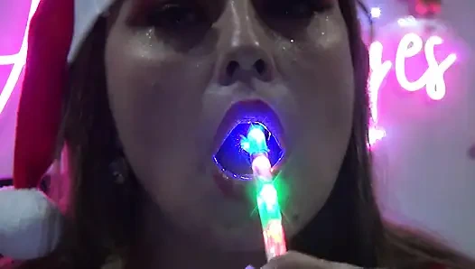 Amazing!! I Make a Deep Throat Super Long Christmas Lights Hose!!