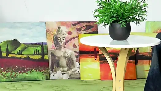 Hot Brunette Slut Eager for Her Horny Husband's Big Hard Cock