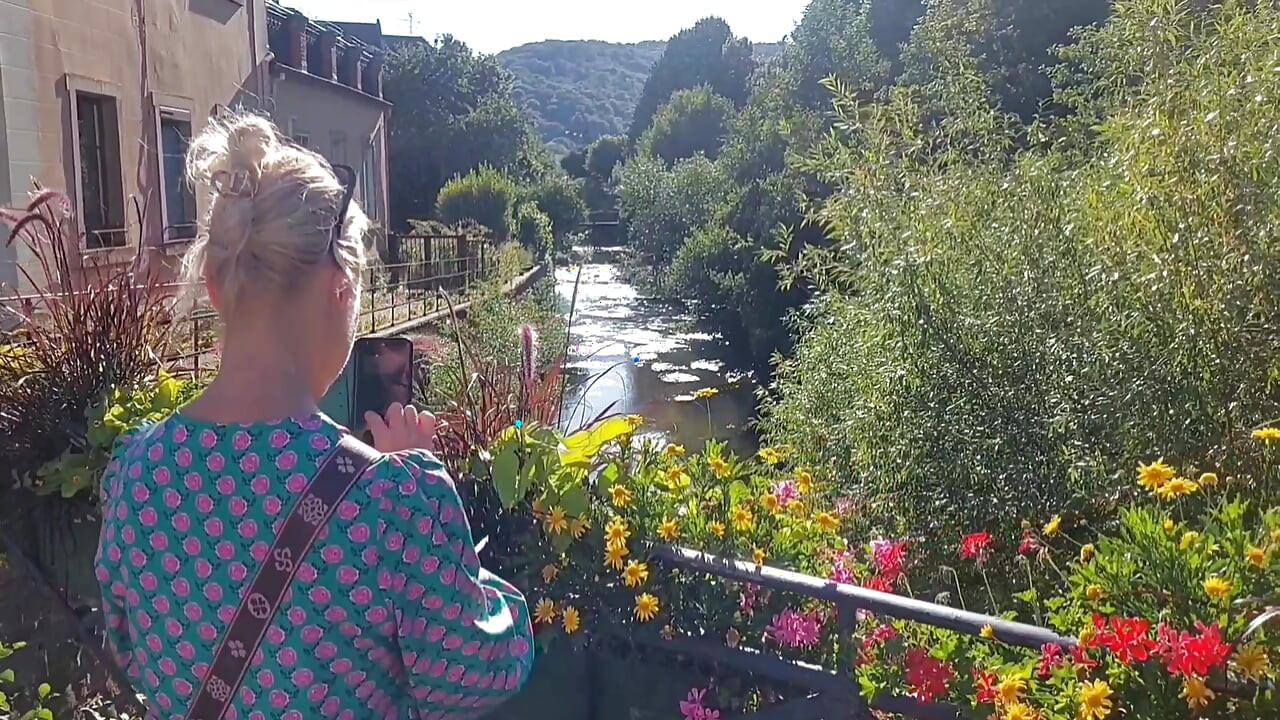 Beautiful Blonde Wife Naked, Bath, Footjob