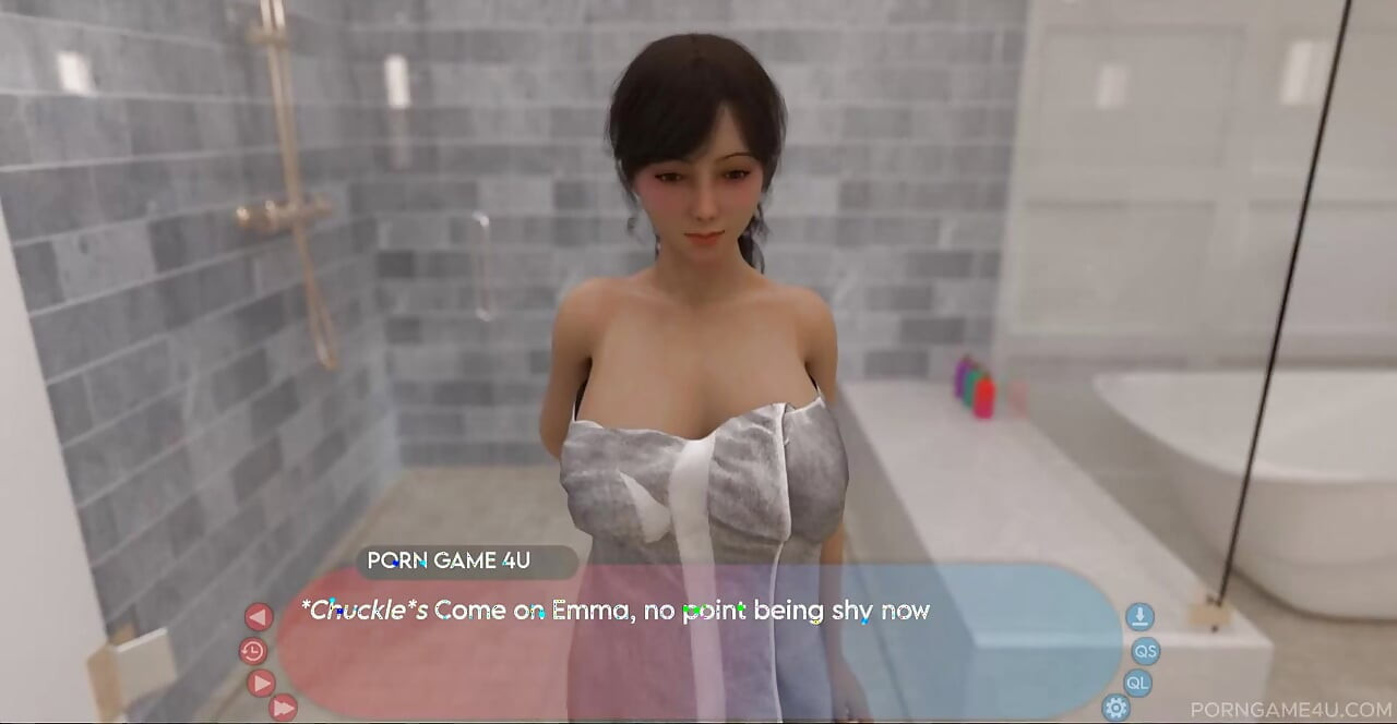 Intimate Moments with Emma: Steamy Shower & Passionate Climax - by Justice or Mercy -p.13 - Tower Boy - Gameplay by Porn Game 4u