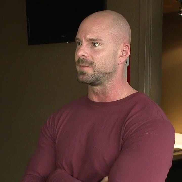 Muscled Stud Has Had Enough but the Horny Crowd Says No