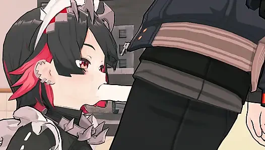 =Zensiz bölge sıfır= Ellen Joe x Wise: McDonald's'ta riskli halka açık seks (4k)