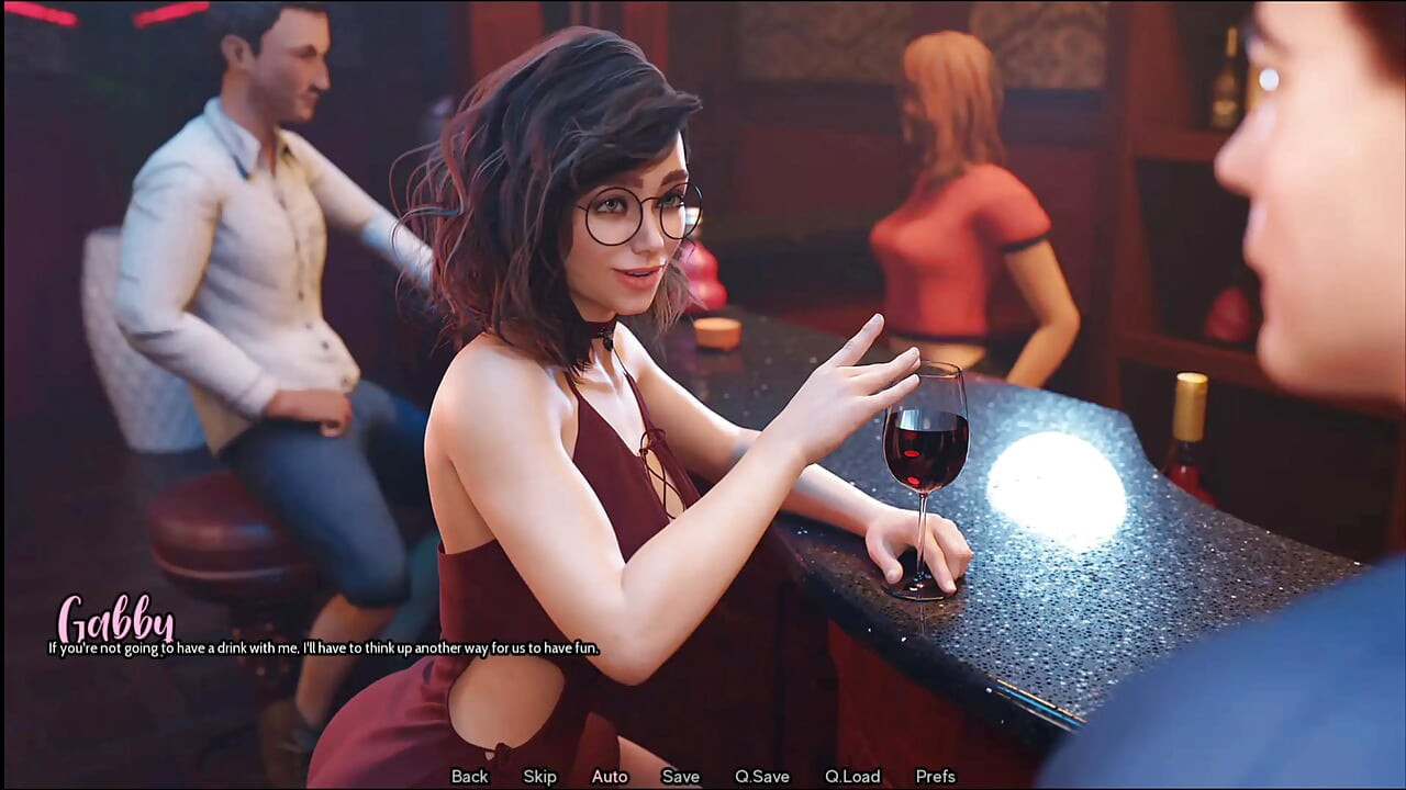 Foda-se uma garota gostosa no dance bar