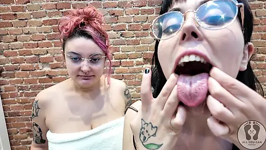 4k gg diş hijyen uzmanı fetiş diş fırçası diş ipliği