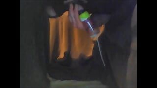 Milking Table Cockhead Vacuum Sucking With Bound Balls Cocksleeve And Rings