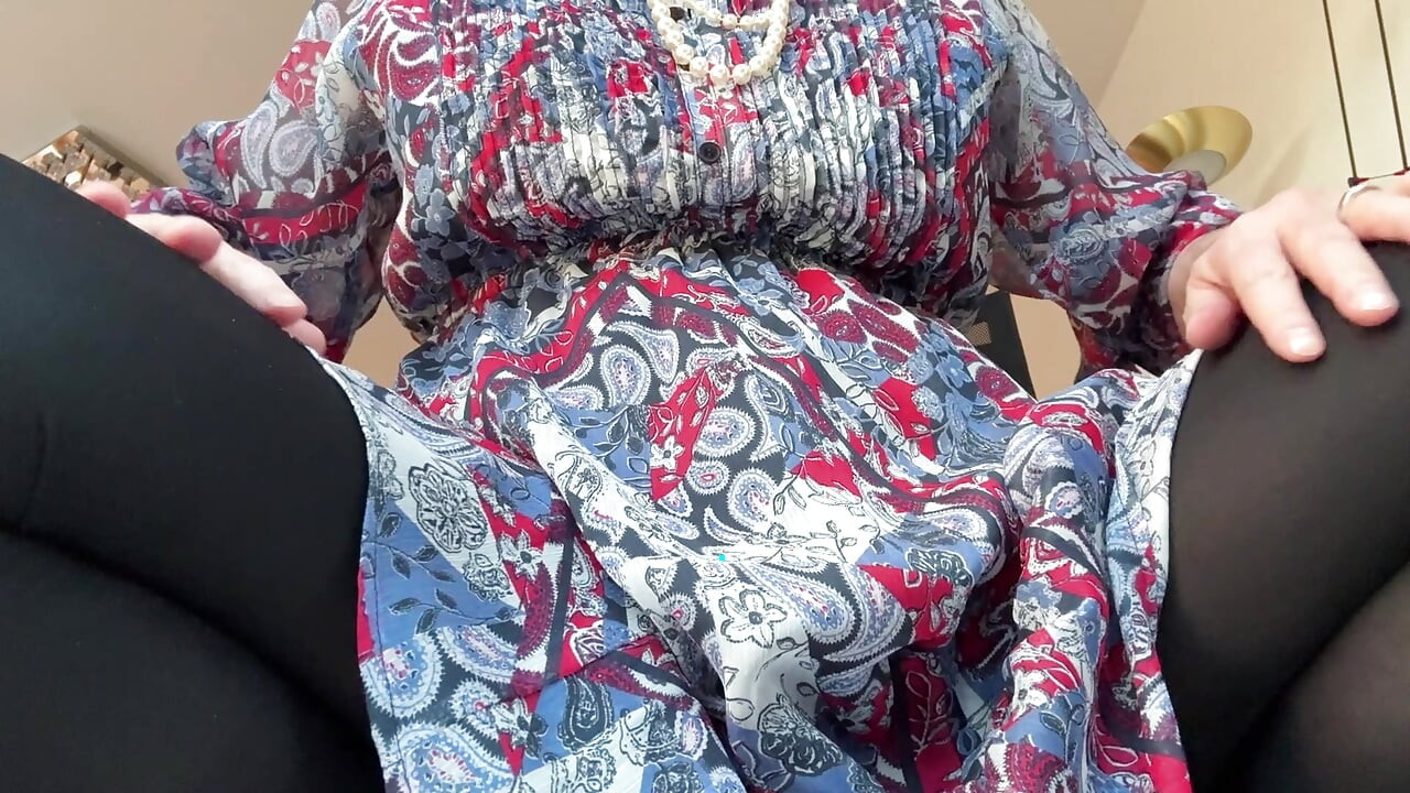 Blue time - tease and cum