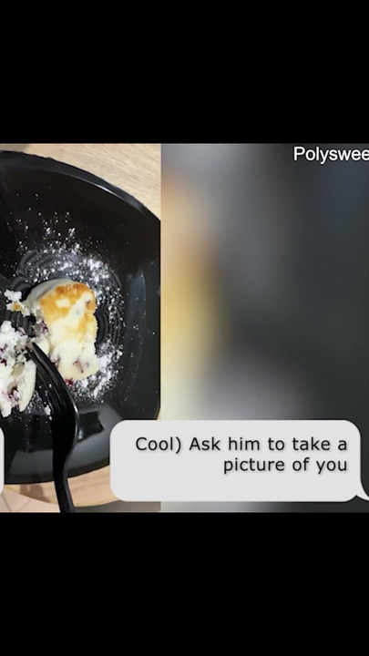 SH 妻子從綠帽男的舌頭噴出水，但與一個男孩欺騙了他