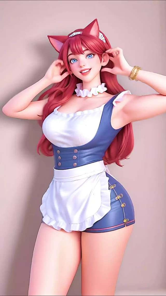 anime girl in sexy dance