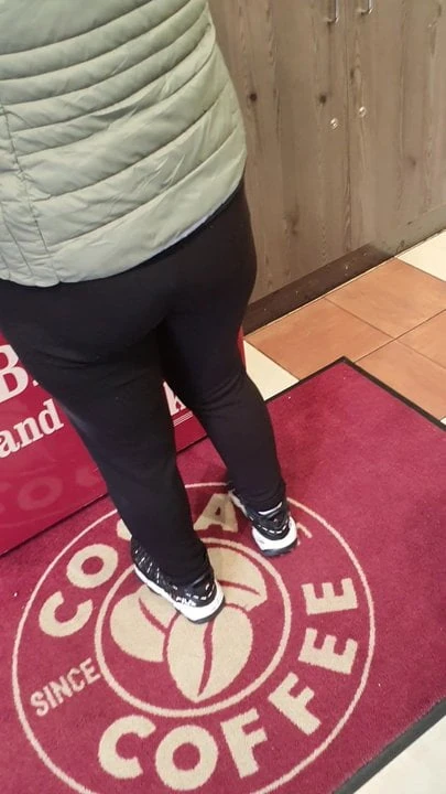 Step mom fucked through leggings by horny step son