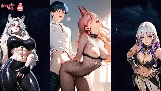 Seksi kaltak power ile 2 boyutlu hentai. her zaman iş yerine herkesi sikmeye hazır.